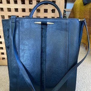 Zara Basic City bag with fur sides